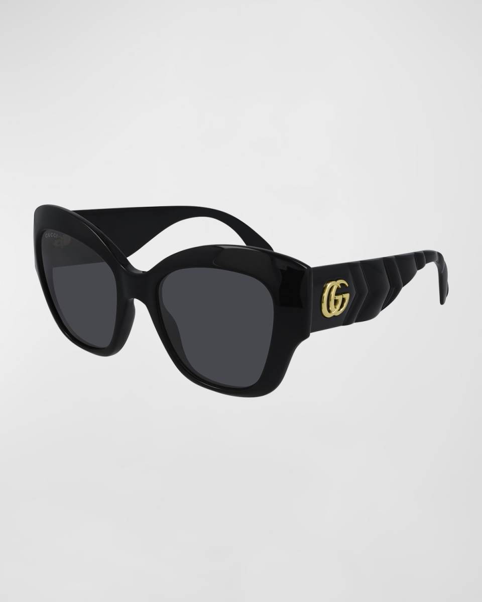 Oversized Acetate Butterfly Sunglasses